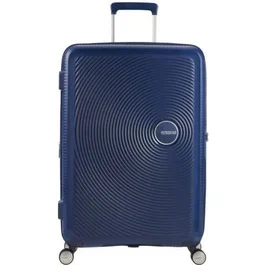 American Tourister Soundbox Spinner 67cm 67x46.5x29cm Maleta Mediana 4 Ruedas Azul Marino